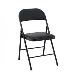 mobiliario-contract-silla smart plegable metal epoxi negro vinilo negro 5